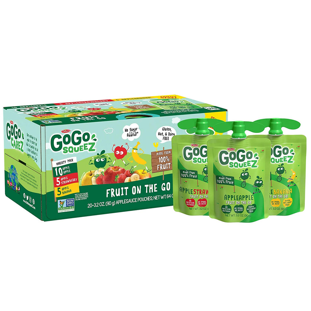 GoGo squeeZ Applesauce, Variety Pack