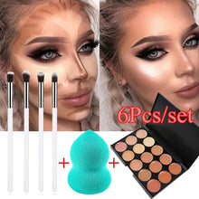 Load image into Gallery viewer, 6 Pcs/set MakeUp Brushes Kit
