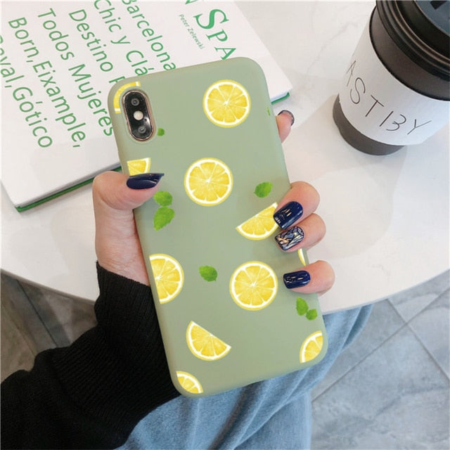 Fruit Flower Soft Phone Case