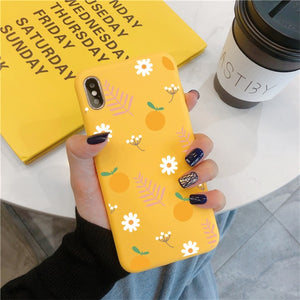 Fruit Flower Soft Phone Case