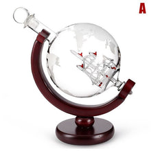 Load image into Gallery viewer, Etched Globe Design Decanter
